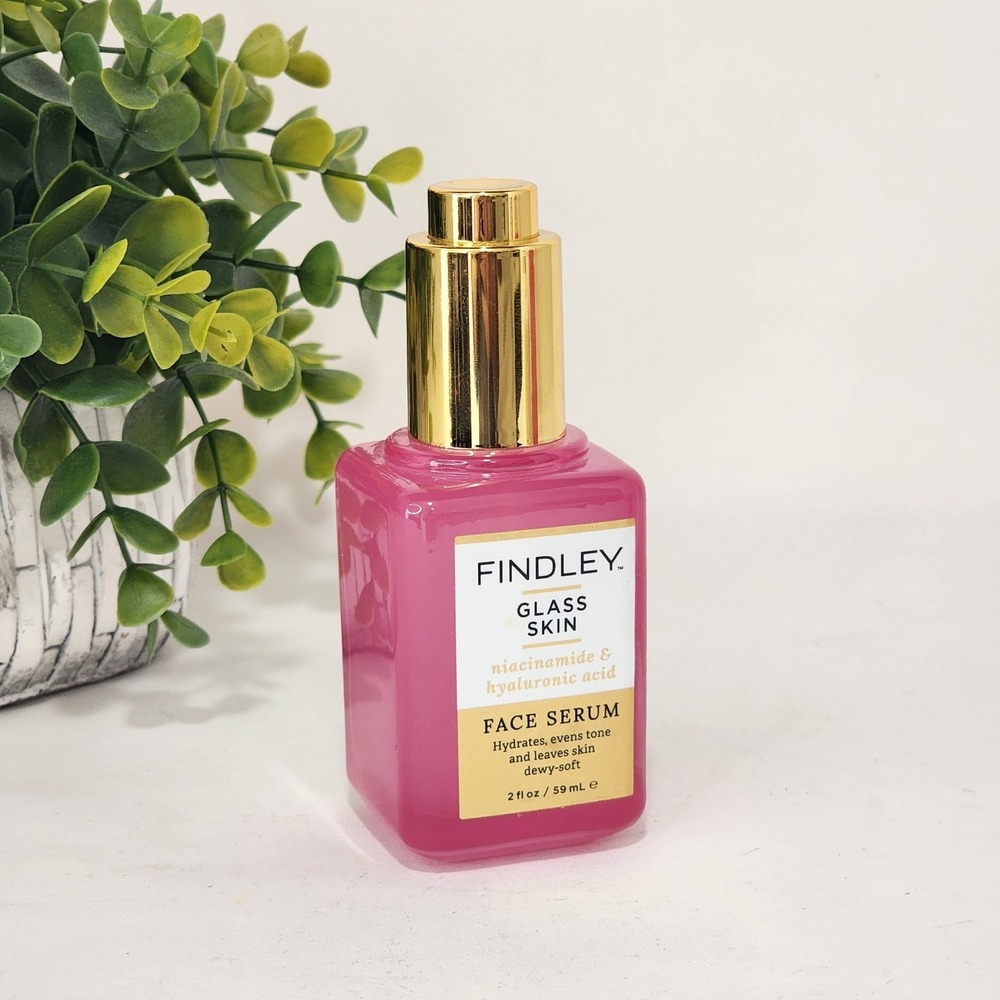 Findley Hyaluronic Acid + Niacinamide Face Serum 2 fl oz Hydrates Dry Skin Glass